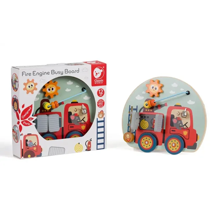 بیزی برد آتش نشانی کلاسیک ورلد Fire Engine Busy Board Classic World کد 20168