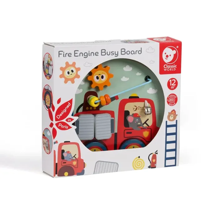 بیزی برد آتش نشانی کلاسیک ورلد Fire Engine Busy Board Classic World کد 20168