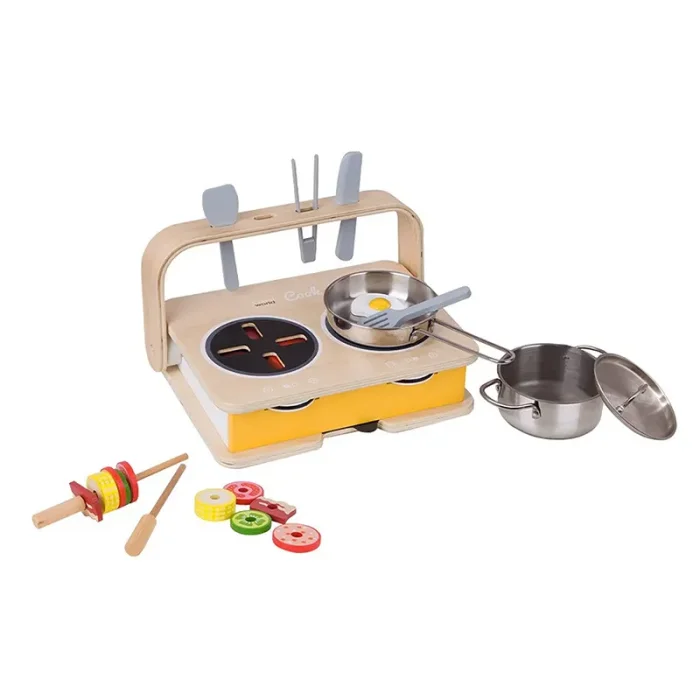 اجاق گاز رومیزی چوبی کلاسیک ورلد Classic World Tabletop Kitchen کد 53863