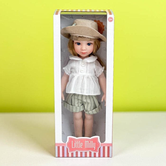 عروسک دخترانه LITTLE MILLY بلوز سفید کد 91095