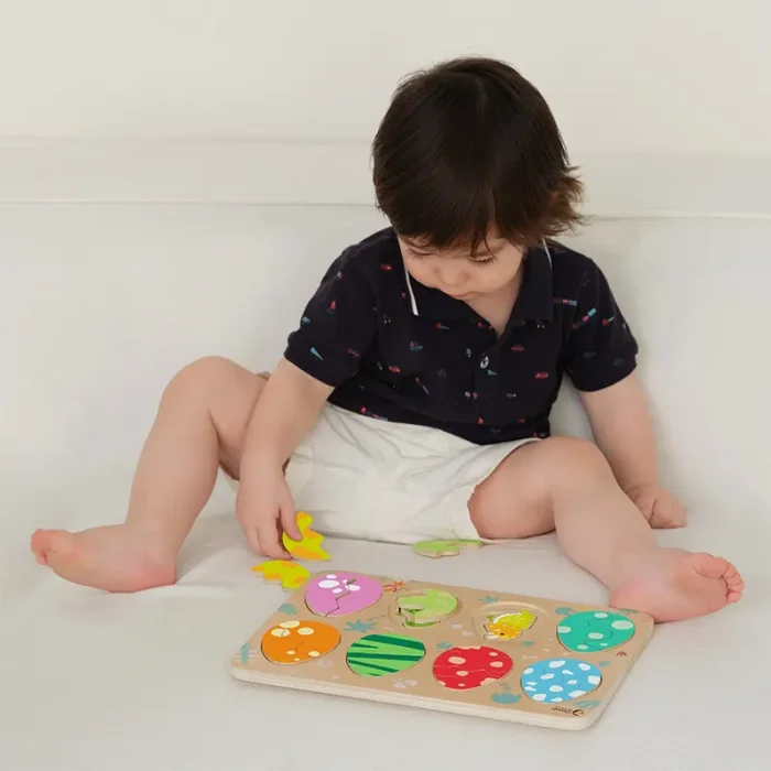 پازل چوبی دایناسور کلاسیک ورلد Classic World Dinosaur Puzzle کد 40071
