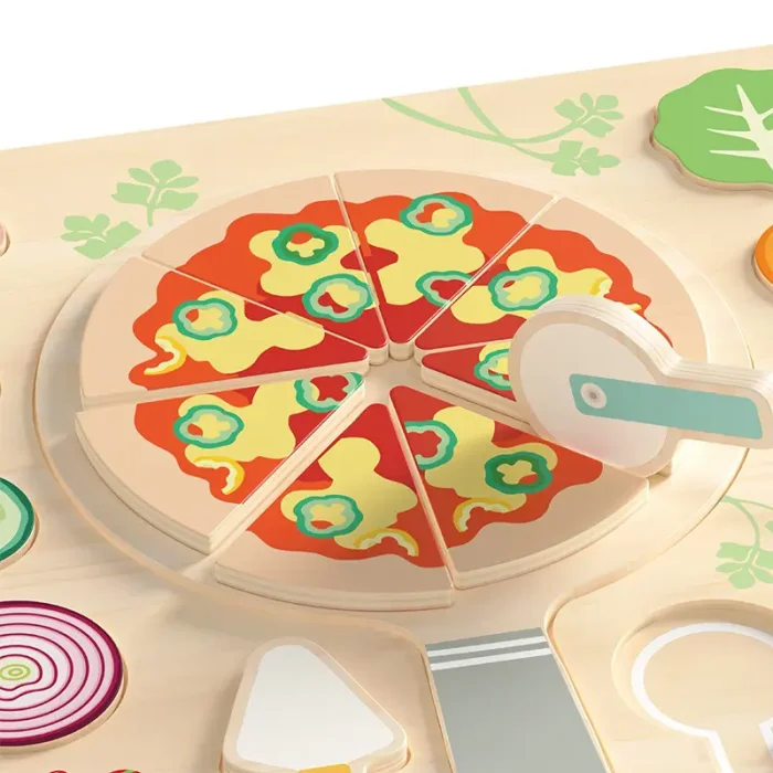 پازل چوبی جاگذاری پیتزا Classic World Pizza Puzzle کد 40066