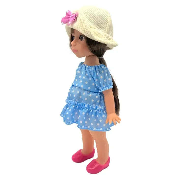 عروسک دخترانه sweet girl پیراهن آبی کد WZB99015