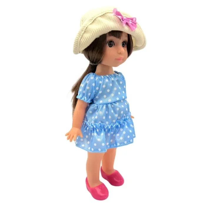 عروسک دخترانه sweet girl پیراهن آبی کد WZB99015