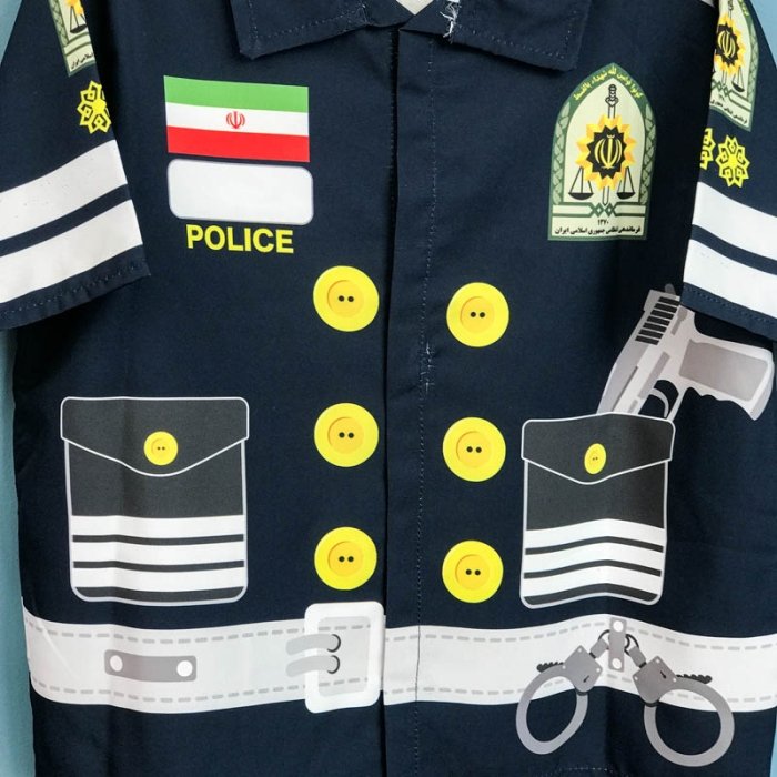لباس مشاغل کودک پلیس انتظامی کد P/678091/A
