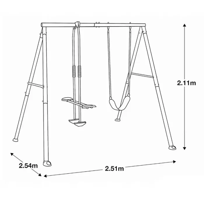 تاب کودک اینتکس پایه فلزی Intex Swing کد 44113