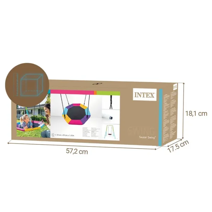تاب سبدی کودک اینتکس پایه فلزی Intex Swing کد 44111
