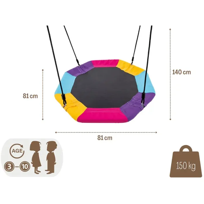 تاب سبدی کودک اینتکس پایه فلزی Intex Swing کد 44111
