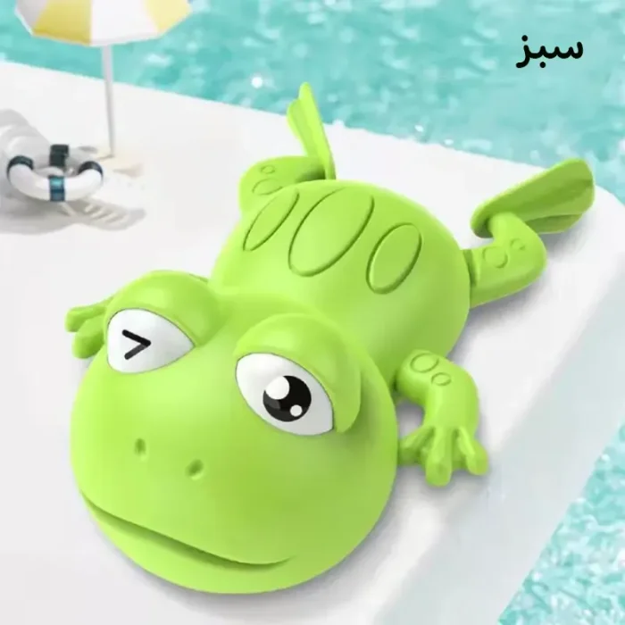 اسباب بازی حمام کوکی مدل قورباغه شناگر کد 7228937