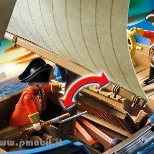 pirates ship with rc under water motor