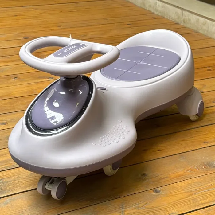 پلاسماکار چرخ ژله ای موزیکال بنفش کد P/MT555/B
