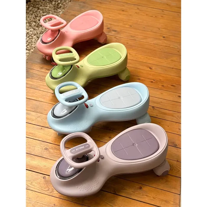 پلاسماکار چرخ ژله ای موزیکال آبی کد P/MT555/D