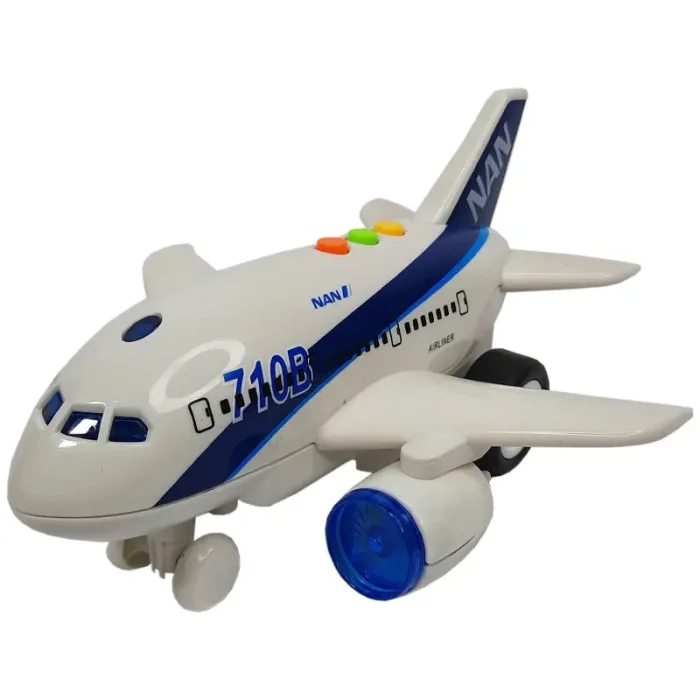 هواپیما اسباب بازی موزیکال رنگ آبی کد WY710B