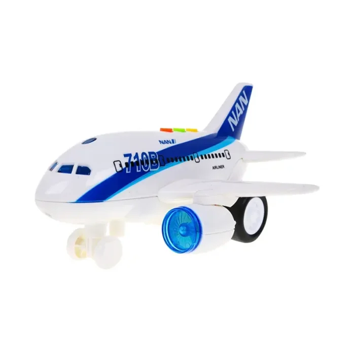 هواپیما اسباب بازی موزیکال رنگ آبی کد WY710B