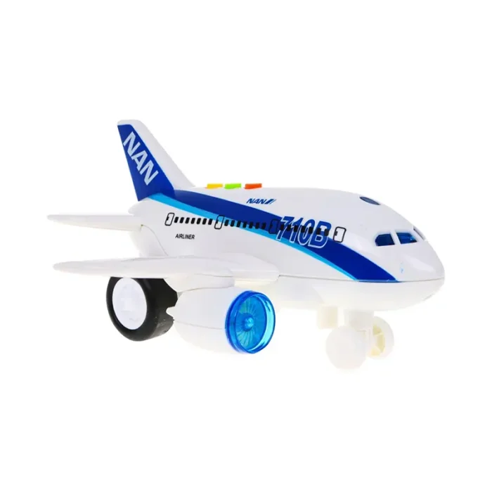 هواپیما اسباب بازی موزیکال رنگ آبی کد WY710B