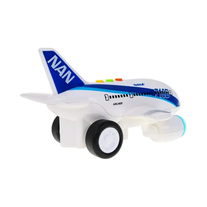 هواپیما اسباب بازی موزیکال رنگ آبی کد WY710B