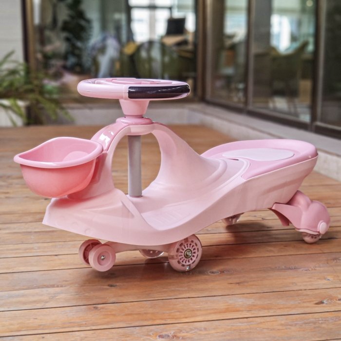 پلاسماکار چرخ ژله ای موزیکال صورتی کد P/MT111/A