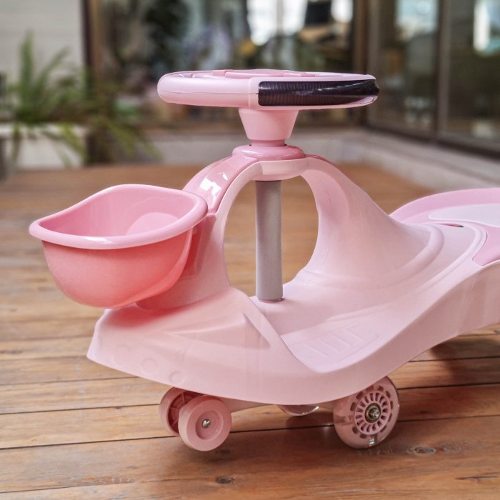 پلاسماکار چرخ ژله ای موزیکال صورتی کد P/MT111/A