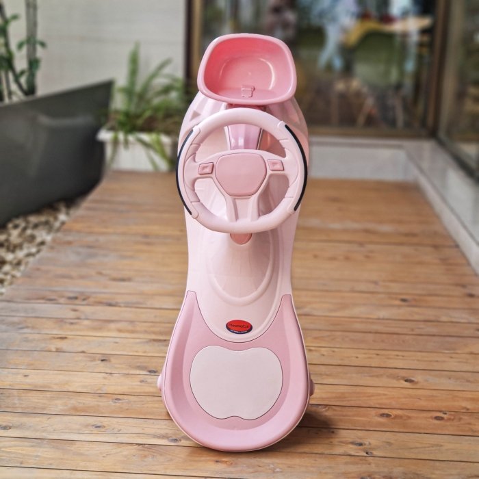پلاسماکار چرخ ژله ای موزیکال صورتی کد P/MT111/A