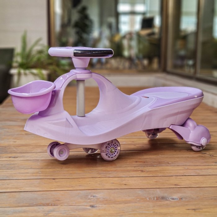 پلاسماکار چرخ ژله ای موزیکال بنفش کد P/MT111/B