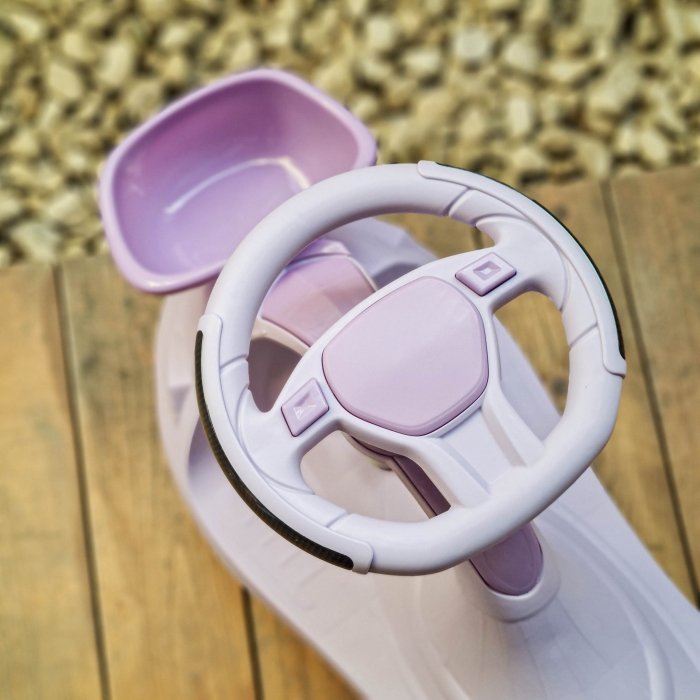پلاسماکار چرخ ژله ای موزیکال بنفش کد P/MT111/B