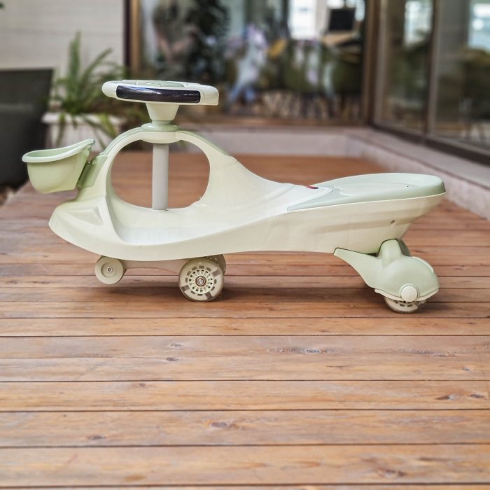 پلاسماکار چرخ ژله ای موزیکال سبز کد P/MT111/C