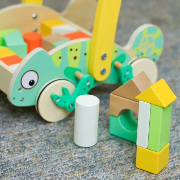 واکر کودک و بلوک چوبی 28 تکه کلاسیک ورلد Baby Walker With Blocks Classic World کد 10536