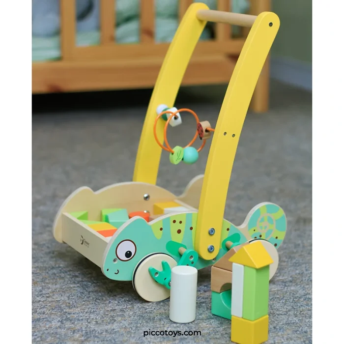 واکر کودک و بلوک چوبی 28 تکه کلاسیک ورلد Baby Walker With Blocks Classic World کد 10536