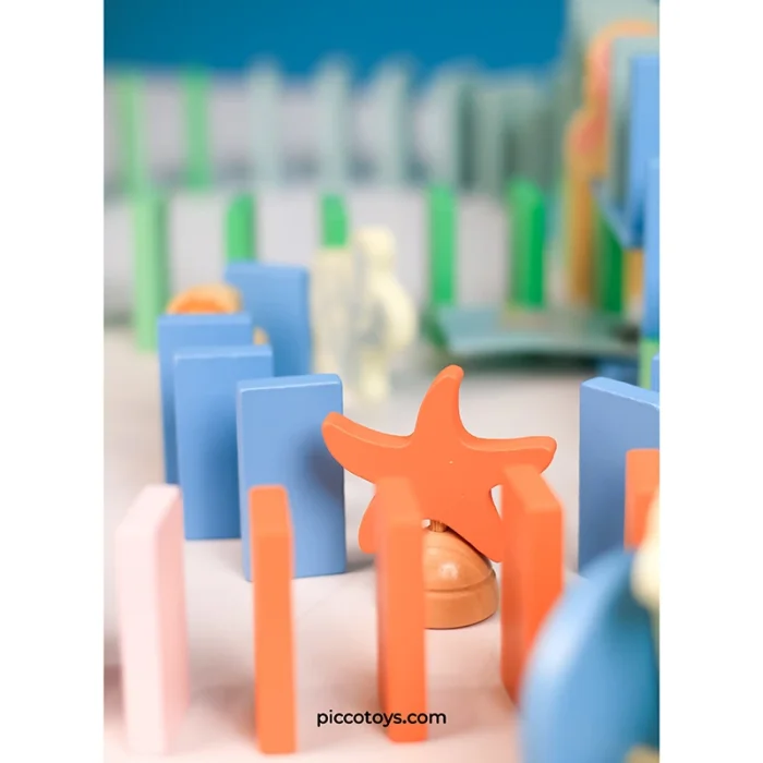 دومینو اقیانوس چوبی کلاسیک ورلد Classic World Ocean Dominoes مدل 20220