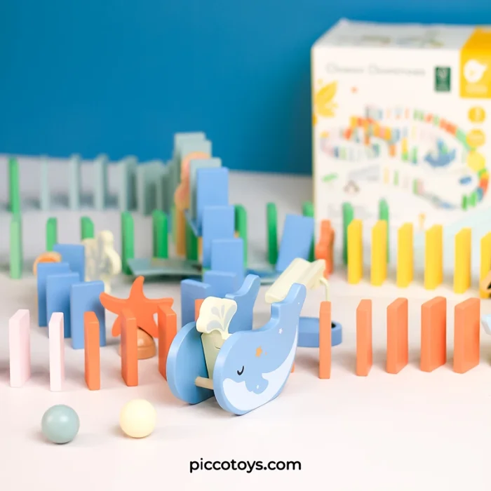 دومینو اقیانوس چوبی کلاسیک ورلد Classic World Ocean Dominoes مدل 20220