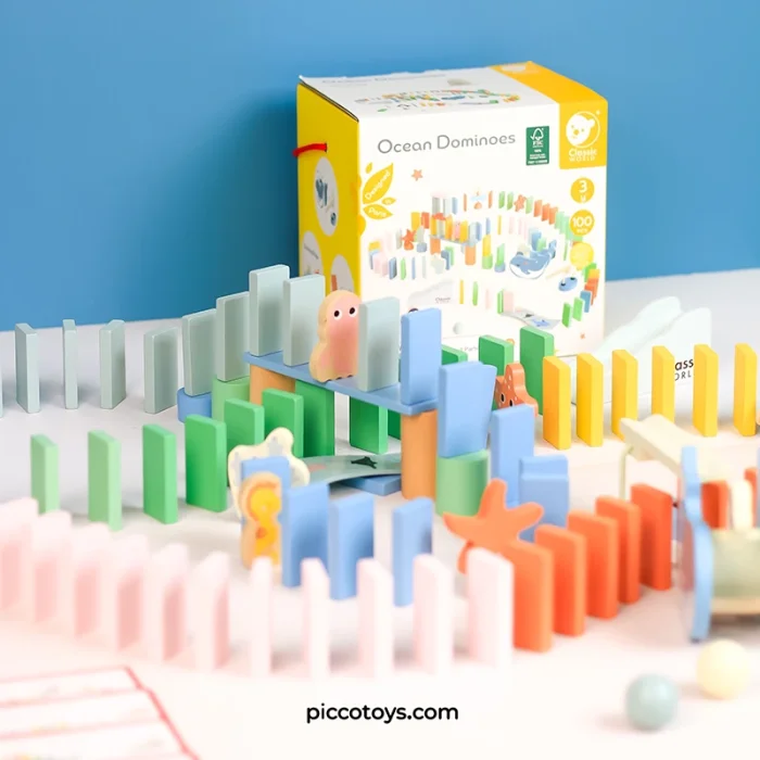 دومینو اقیانوس چوبی کلاسیک ورلد Classic World Ocean Dominoes مدل 20220