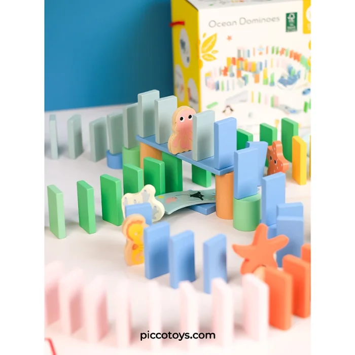 دومینو اقیانوس چوبی کلاسیک ورلد Classic World Ocean Dominoes مدل 20220