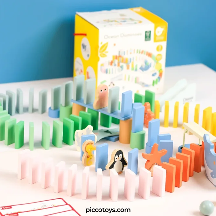 دومینو اقیانوس چوبی کلاسیک ورلد Classic World Ocean Dominoes مدل 20220