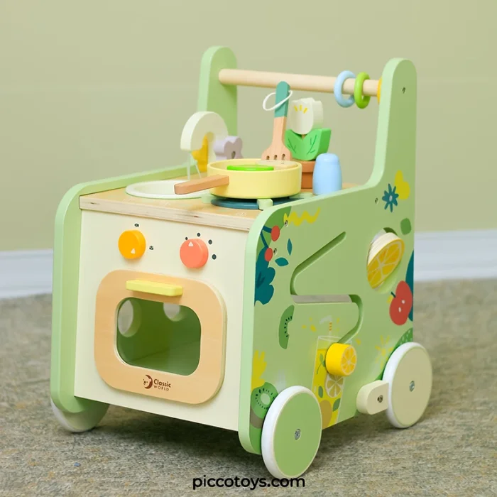 واکر آشپزخانه چوبی کودک کلاسیک ورلد Classic World Kitchen Walker کد 10521