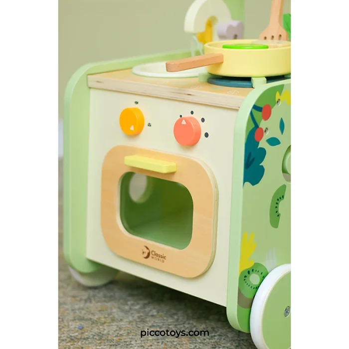 واکر آشپزخانه چوبی کودک کلاسیک ورلد Classic World Kitchen Walker کد 10521