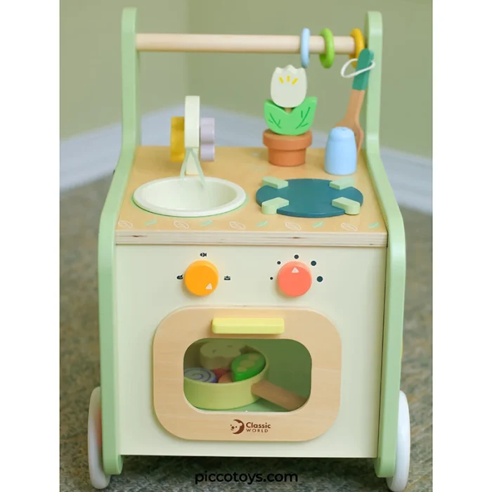 واکر آشپزخانه چوبی کودک کلاسیک ورلد Classic World Kitchen Walker کد 10521