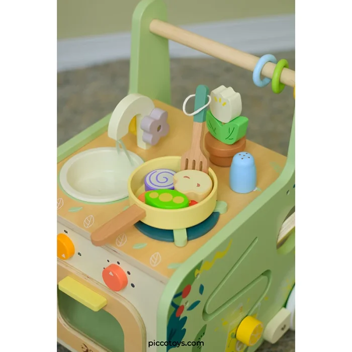 واکر آشپزخانه چوبی کودک کلاسیک ورلد Classic World Kitchen Walker کد 10521