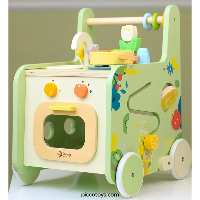 واکر آشپزخانه چوبی کودک کلاسیک ورلد Classic World Kitchen Walker کد 10521