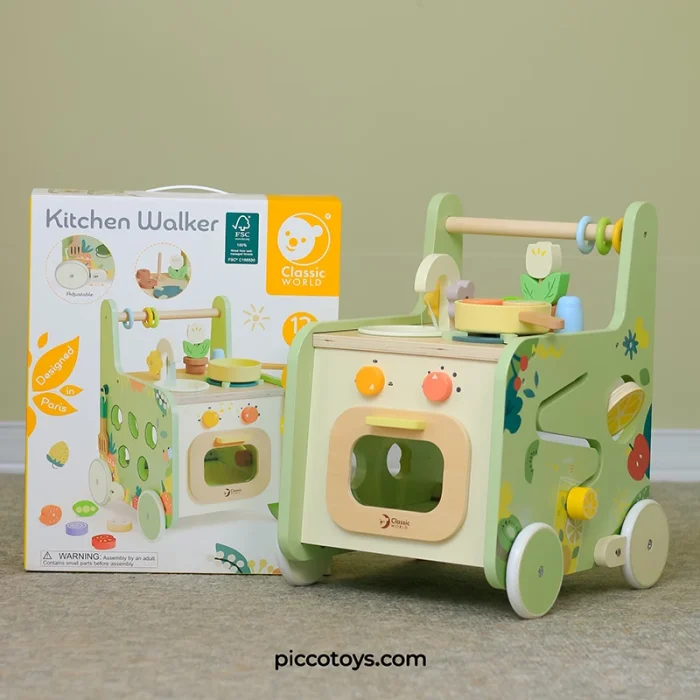 واکر آشپزخانه چوبی کودک کلاسیک ورلد Classic World Kitchen Walker کد 10521