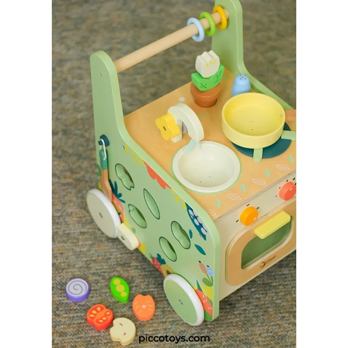 واکر آشپزخانه چوبی کودک کلاسیک ورلد Classic World Kitchen Walker کد 10521