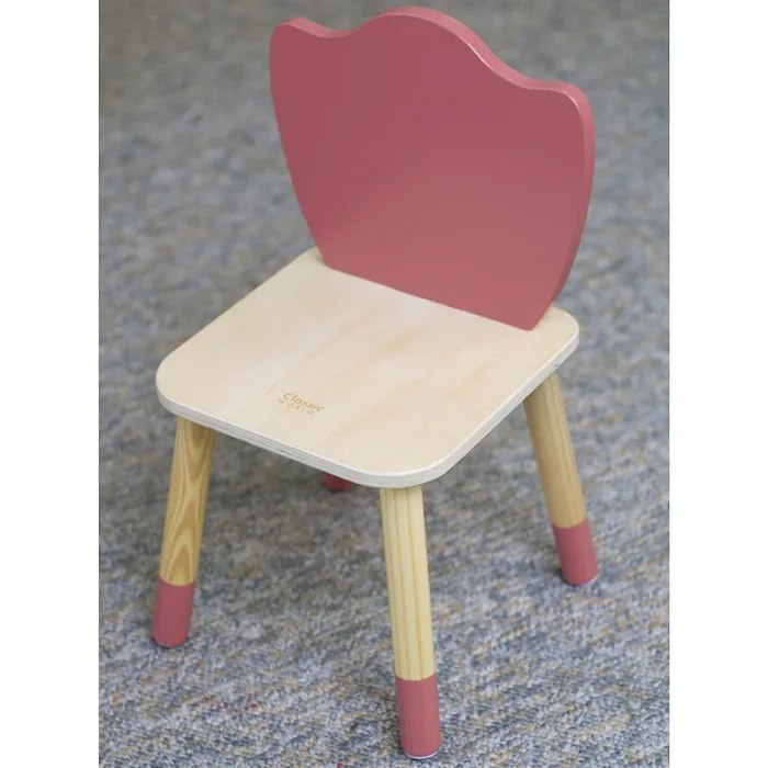 صندلی چوبی کودک کلاسیک ورلد classic world مدل لاله کد 60510
