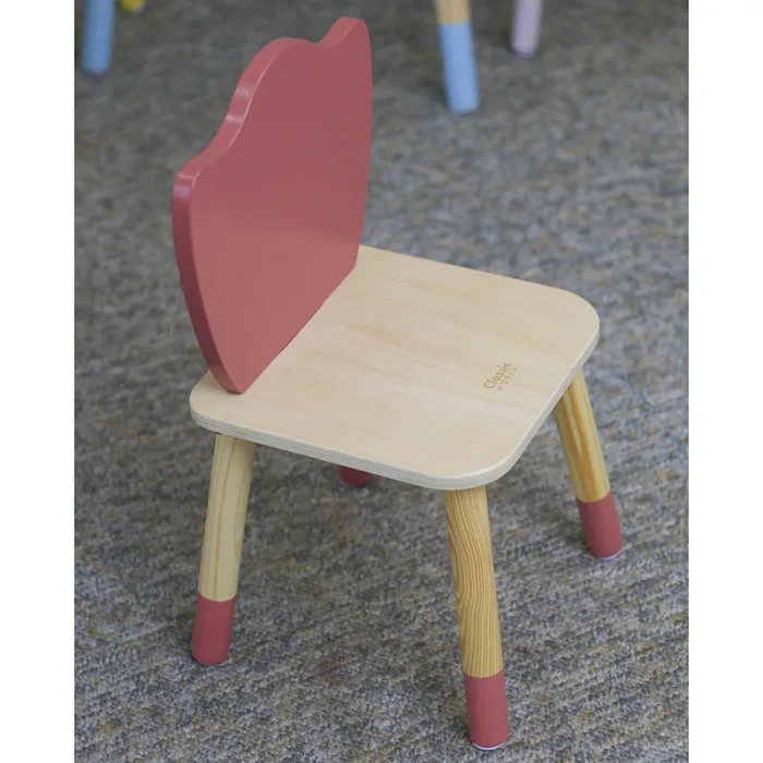 صندلی چوبی کودک کلاسیک ورلد classic world مدل لاله کد 60510