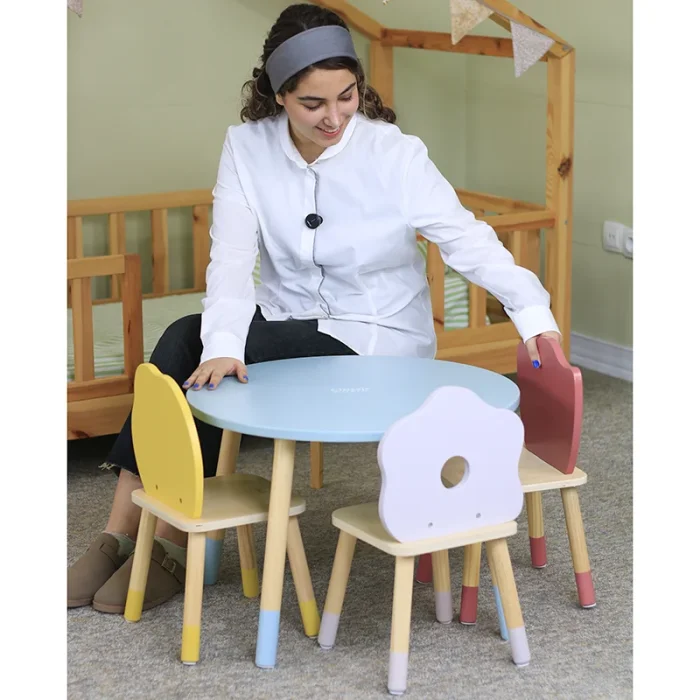 صندلی چوبی کودک کلاسیک ورلد classic world مدل لیمو کد 60508