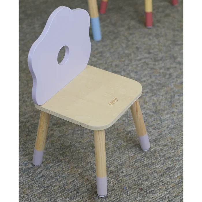 صندلی چوبی کودک کلاسیک ورلد classic world مدل گل کد 60509