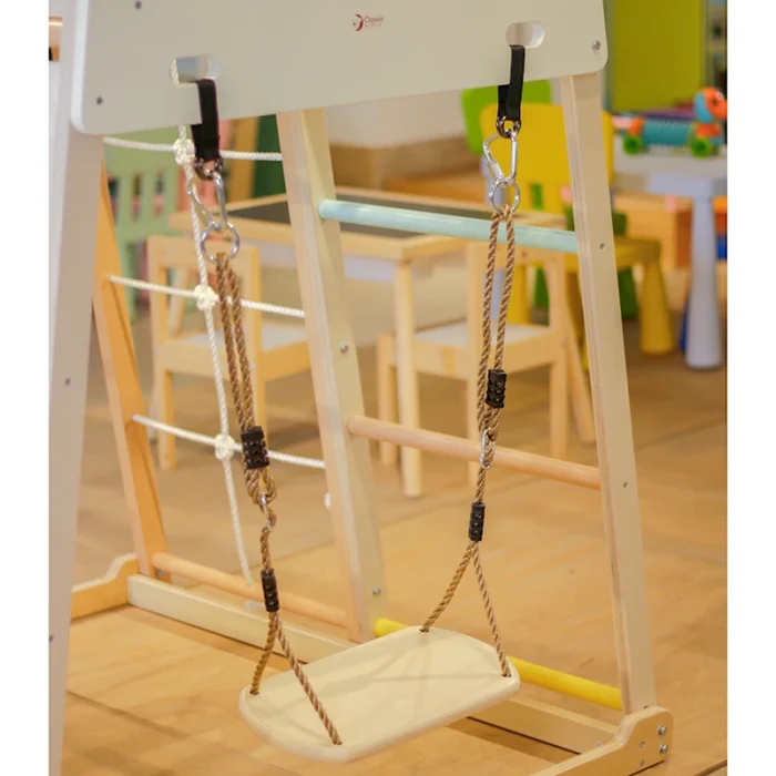 مجموعه بازی جیم فریم چوبی کلاسیک ورلد classic world Children Climbing Gym Set کد 60012