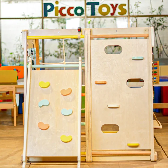 مجموعه بازی جیم فریم چوبی کلاسیک ورلد classic world Children Climbing Gym Set کد 60012