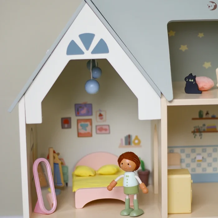 خانه عروسک چوبی کلاسیک ورلد Cozy Cottage Classic World کد  50638