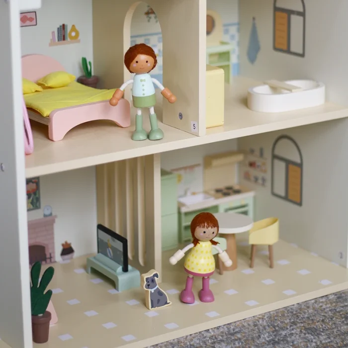 خانه عروسک چوبی کلاسیک ورلد Cozy Cottage Classic World کد  50638