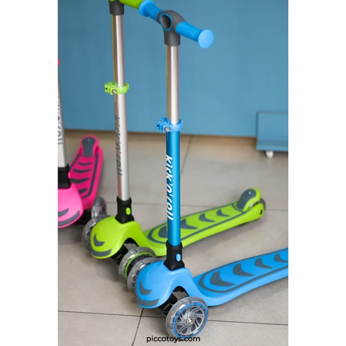 اسکوتر کودک تاشو کیک اند رول Kick and roll Scooter رنگ قرمز کد P/S6/GH