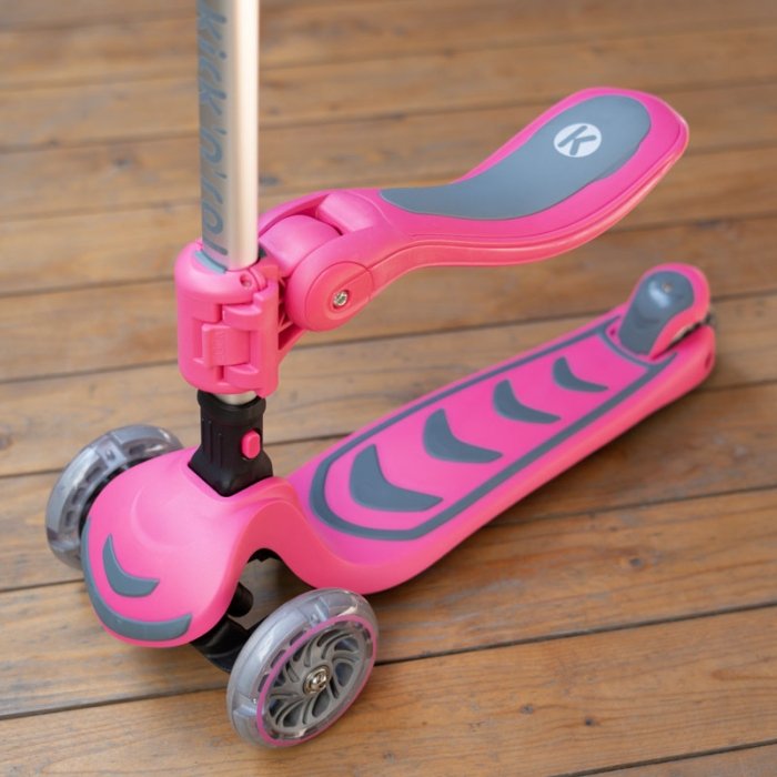 اسکوتر کودک تاشو کیک اند رول Kick and roll Scooter رنگ صورتی کد P/S62in1/SU